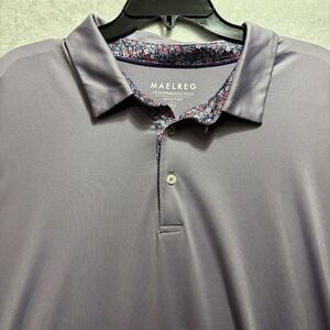 Maelreg Performance Light Purple Polo Shirt Men's 3XL, lightweight fabric
